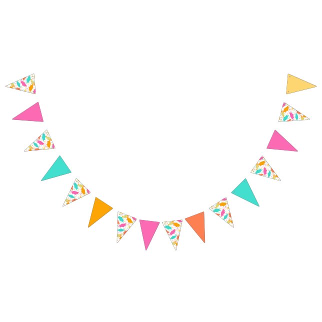 Abschluss-Huttoss (tropisch) Wimpelkette (Alle)