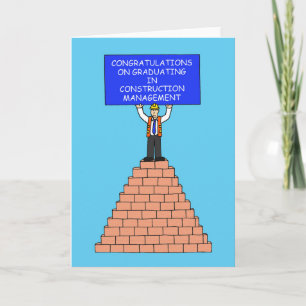 Abschluss in Baumanagement. Karte
