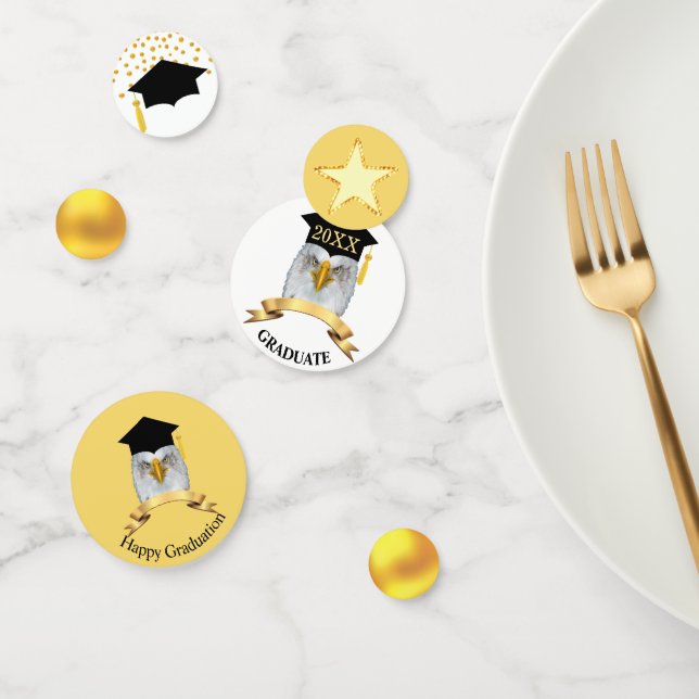 Abschluss in Black & Gold Confetti Konfetti (Gruppe)