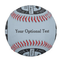 Abschluss individuelle Name & Baseball