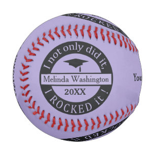 Abschluss individuelle Name & Baseball