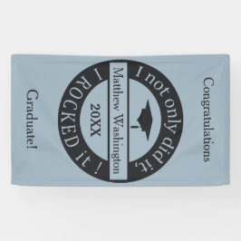 Abschluss individuelle Name, Jahr & Textbanner Banner