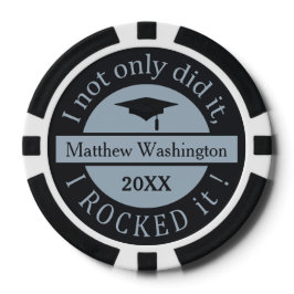 Abschluss individuelle Name & Poker Chips