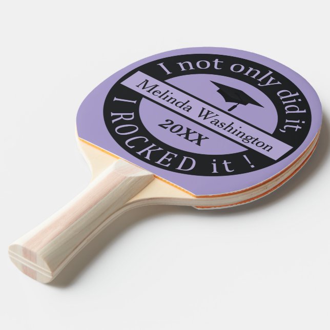 Abschluss individuelle Name & Tischtennispaddel Tischtennis Schläger (Vorderseite)