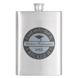 Abschluss individuelle Name und Jahresflasche Flachmann