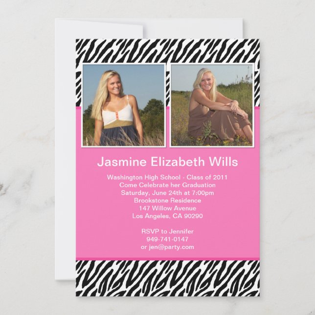 Abschluss Invitation Class of 2013 Einladung (Vorderseite)