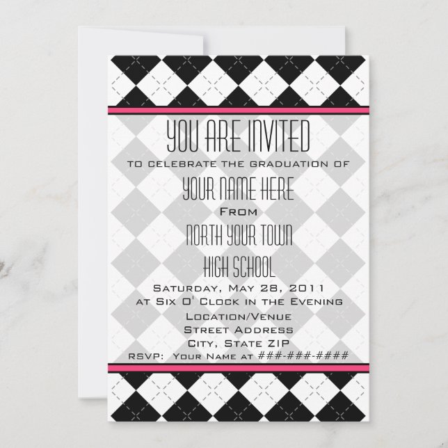 Abschluss Invitation - Klasse der Raute 2011 Einladung (Vorderseite)