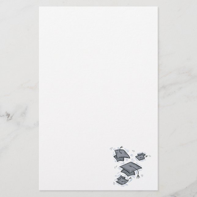 Abschluss-Kappen Briefpapier (Vorderseite)