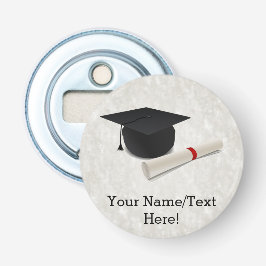 Abschluss-Kappen-Diplom kundengerecht Flaschenöffner