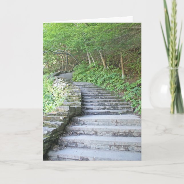 Abschluss-Karte, Buttermilch fällt Staats-Park, NY Karte (Vorderseite)