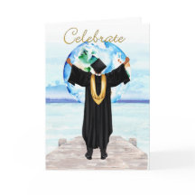 Abschluss-Karte des Afroamerikaners