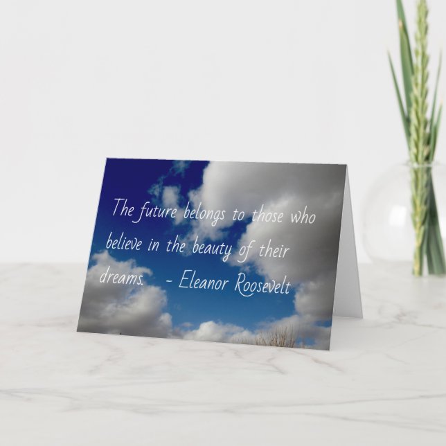 Abschluss-Karte Karte (Vorderseite)