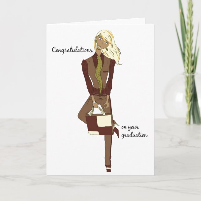 Abschluss-Karte Karte (Vorderseite)