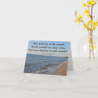 Abschluss-Karte Thoreau zu jedem Zeitpunkt Quote