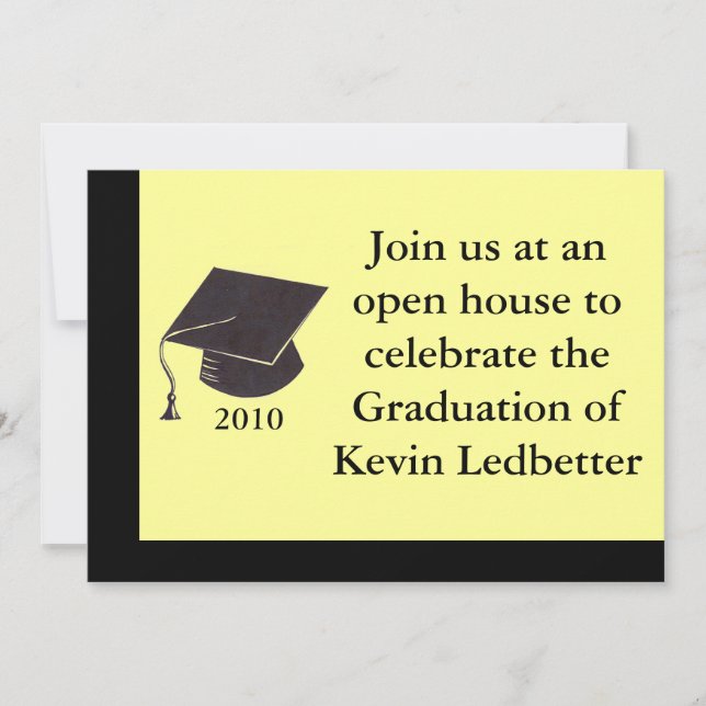 Abschluss-Karten Einladung (Vorderseite)