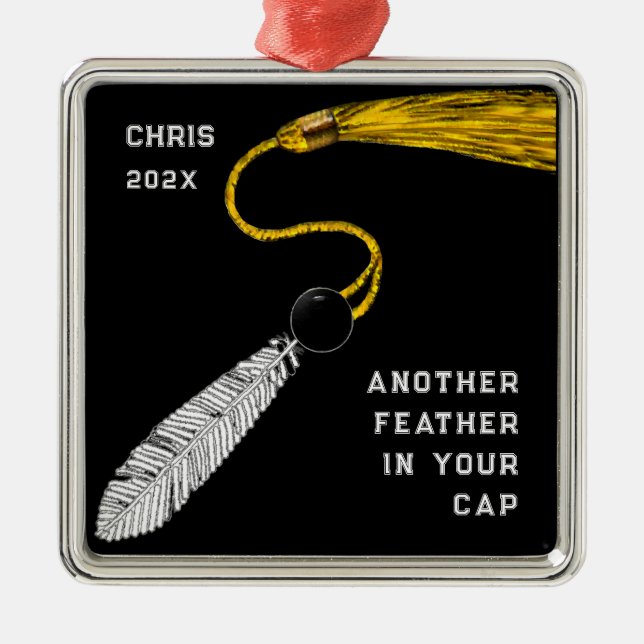 Abschluss Keepake-Geschenk Ornament Aus Metall (Vorne)