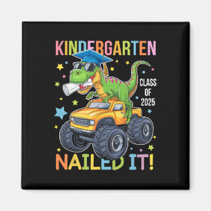 Abschluss Kindergarten Klasse 2025 Absolvent Dinos Magnet