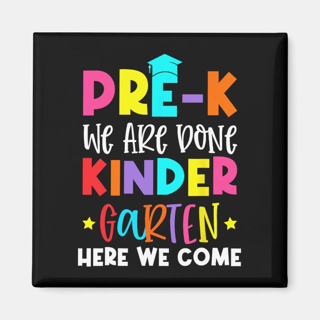 Abschluss Kindergarten Magnet (Vorne)