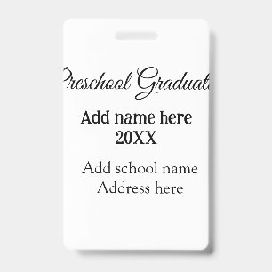 Abschluss Kindergarten Name der Schule Adresse Nam Ausweis