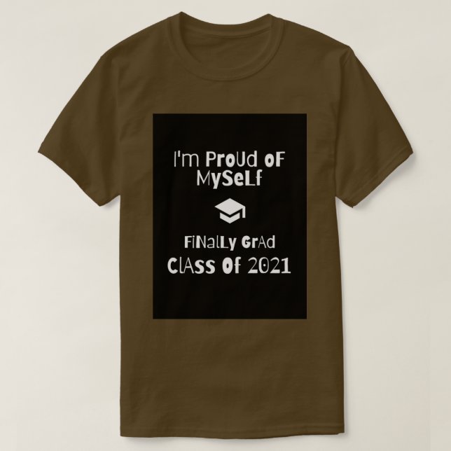 Abschluss-Klasse 2021 5 T-Shirt (Design vorne)