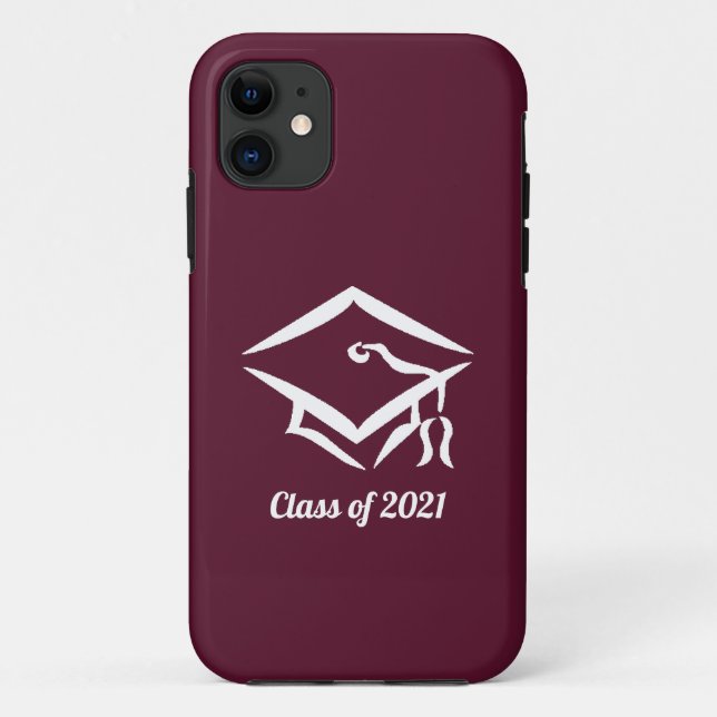 Abschluss-Klasse 2021 BGYWHT Case-Mate iPhone Hülle (Rückseite)