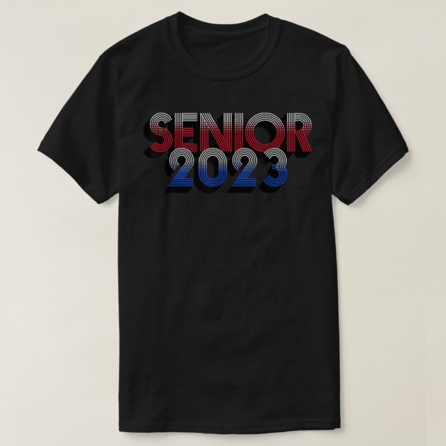 Abschluss-Klasse 2023 T-Shirt (Design vorne)