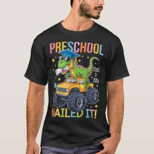 Abschluss Klasse 2025 Absolvent Dinosaurier Vorsch T-Shirt