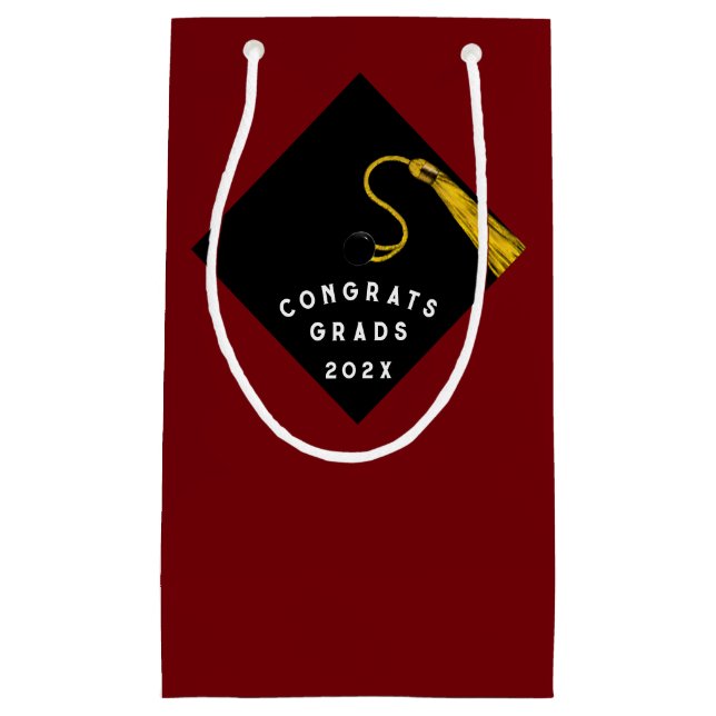 Abschluss-Klasse 2025 Glückwunsch Kleine Geschenkt Kleine Geschenktüte (Vorderseite)