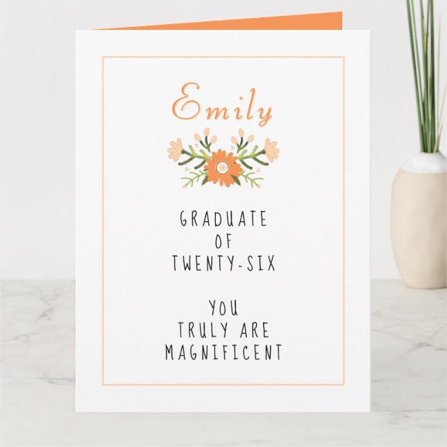 Abschluss-Klasse 2025 Karte (Vorderseite)