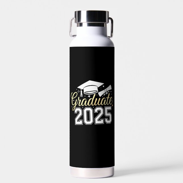 Abschluss-Klasse 2025 Trinkflasche (Vorne)