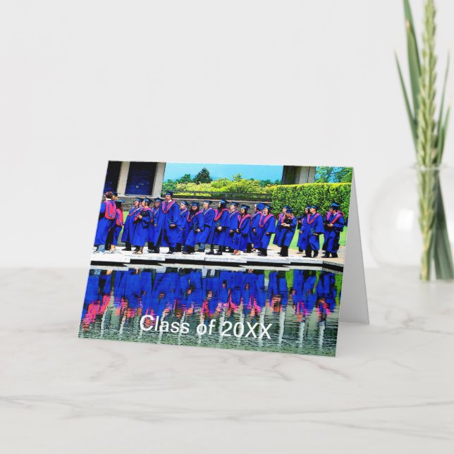 Abschluss-Klasse 20XX nach Wasser Karte (Vorderseite)