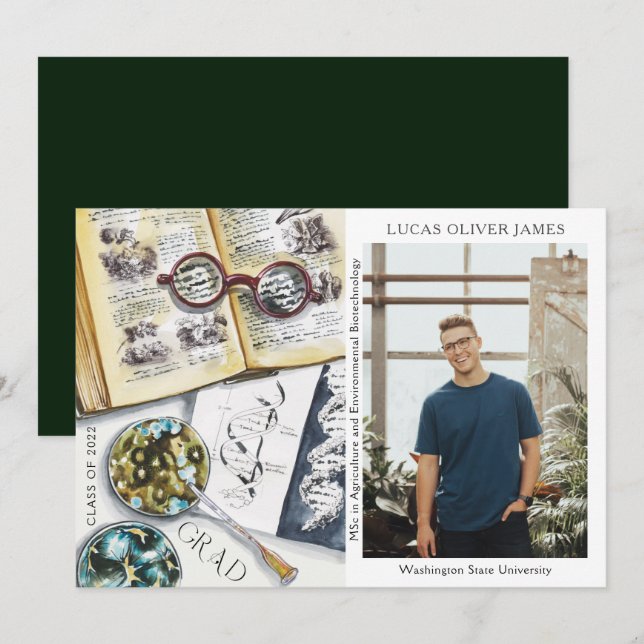 Abschluss-Klasse der Umweltwissenschaften 2022 (Vorne/Hinten)