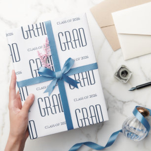 Abschluss-Klasse des Party 2025 Minimalistisch Geschenkpapier