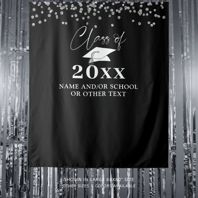 Abschluss-KLASSE - JAHRESKONFetti-Foto Hintergrund Wandteppich (Von Creator hochgeladen)