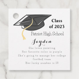 Abschluss Klasse Spaß Fakten Grad Maßgeschneiderte Geschenkanhänger