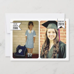 Abschluss-Klasse von 2019 Beginning to End Foto Einladung