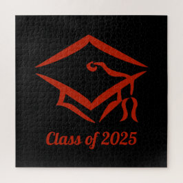 Abschluss-Klasse von 2025 BLKBRD-Jahrname Puzzle