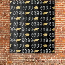 Abschluss-Klassenjahrmuster - Hintergrund Wandteppich