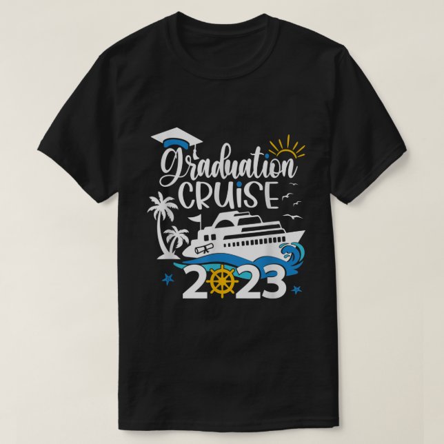 Abschluss-Kreuzfahrt T-Shirt (Design vorne)