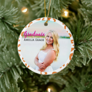 Abschluss Leopard Milestone Ornament