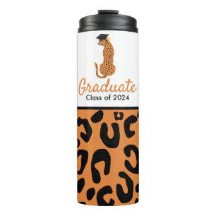 Abschluss Leopard mit Verschlusskappe Thermosbecher