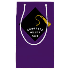 Abschluss Lila Kleine Geschenktasche Kleine Geschenktüte