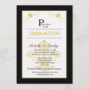 Abschluss Lilie Florenz Einladung