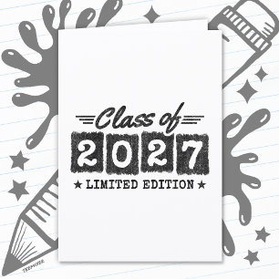 Abschluss Limited Edition Abiturjahrgang 2027 Karte