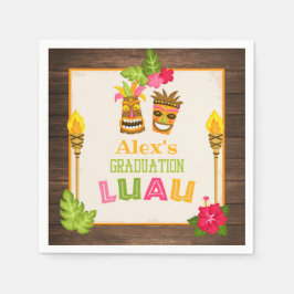 Abschluss Luau Paper Napkins - Junge Serviette