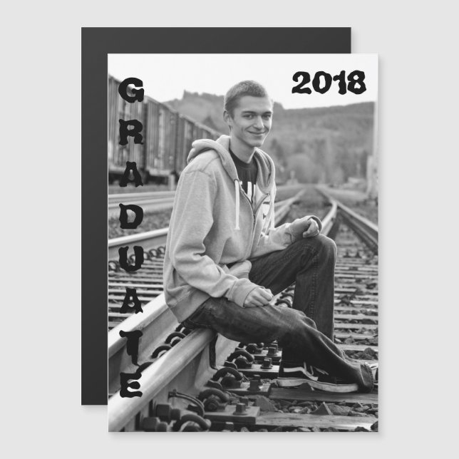 Abschluss Magneteinladung (Vorne/Hinten)