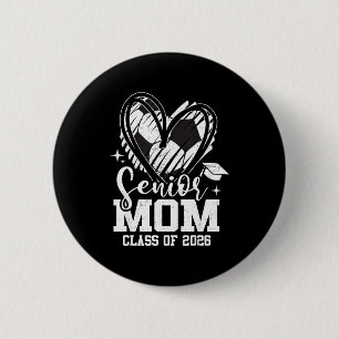 Abschluss-Mama Cl von 2026 Fußball-Abschluss Herz Button