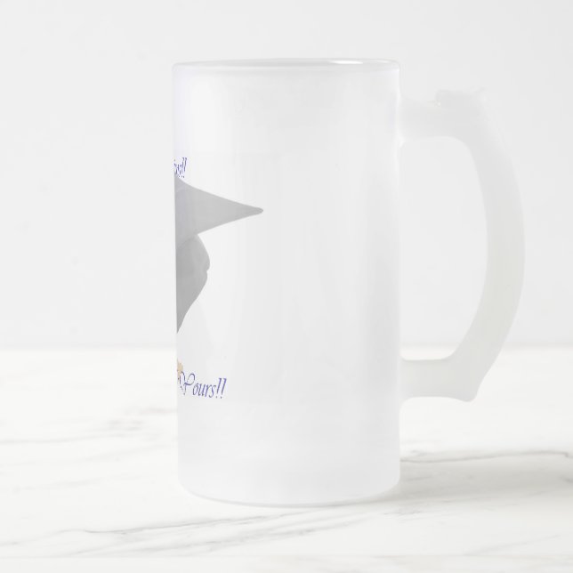 Abschluss Mattglas Bierglas (Rechts)