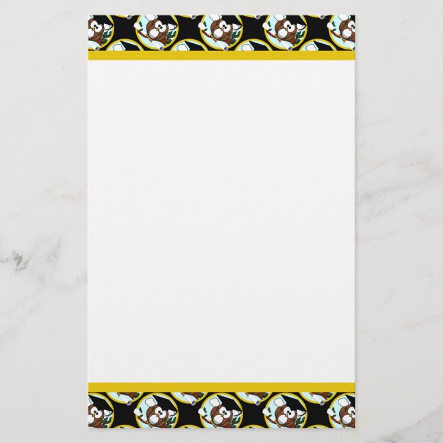 Abschluss mit Cap & Diploma Briefpapier (Vorderseite)