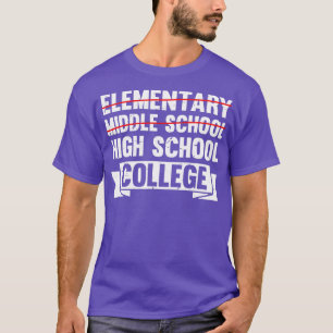 Abschluss Mittelschule Junior Hoher Abschluss T-Shirt
